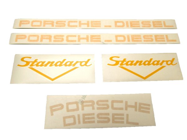 Foliensatz Porsche-Diesel Standard V mit Sitzschalenaufkleber